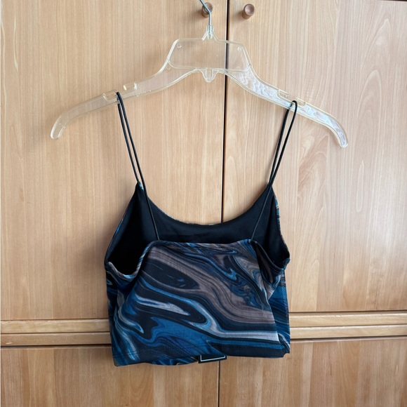 Blue and Black Swirl Pattern Dress Set - Picture 5 of 6